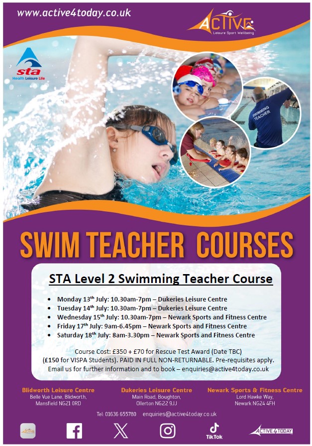 Swim Teachers Course July 25